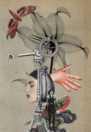 Koji Nagai, collage work
