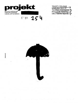 Jan Bokiewicz, Projekt No. 5'83 – cover