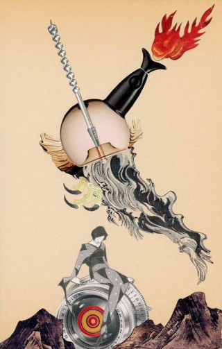Koji Nagai, cut&paste collage series