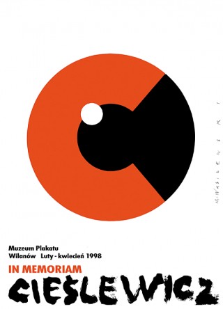 Mieczysław Wasilewski, Cieślewicz in Memoriam, exhibition poster